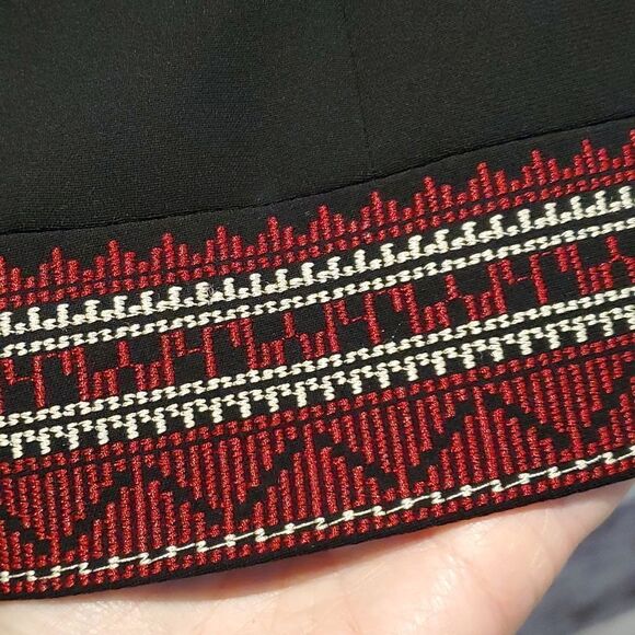 Maggy London Sz 14 Black Sleeveless Shell Blouse Careerwear - Picture 4 of 6